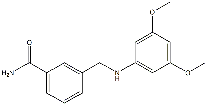  3-{[(3,5-dimethoxyphenyl)amino]methyl}benzamide