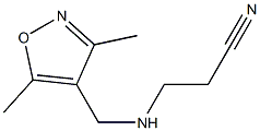 3-{[(3,5-dimethyl-1,2-oxazol-4-yl)methyl]amino}propanenitrile