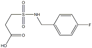 3-{[(4-fluorophenyl)methyl]sulfamoyl}propanoic acid