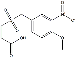 3-{[(4-methoxy-3-nitrophenyl)methane]sulfonyl}propanoic acid