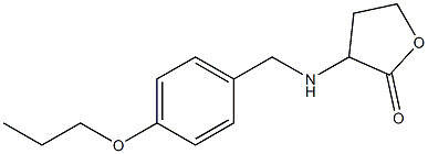 3-{[(4-propoxyphenyl)methyl]amino}oxolan-2-one Structure