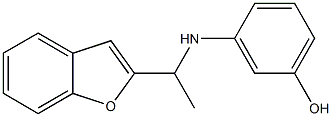 3-{[1-(1-benzofuran-2-yl)ethyl]amino}phenol