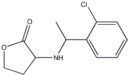3-{[1-(2-chlorophenyl)ethyl]amino}oxolan-2-one Structure