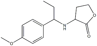 3-{[1-(4-methoxyphenyl)propyl]amino}oxolan-2-one