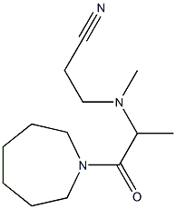 3-{[1-(azepan-1-yl)-1-oxopropan-2-yl](methyl)amino}propanenitrile