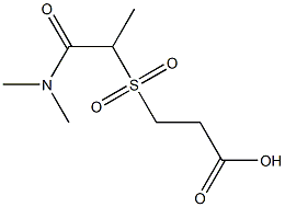  3-{[1-(dimethylcarbamoyl)ethane]sulfonyl}propanoic acid