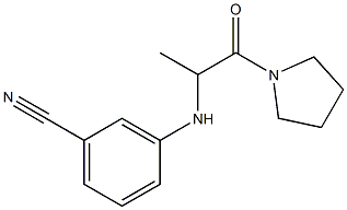 3-{[1-oxo-1-(pyrrolidin-1-yl)propan-2-yl]amino}benzonitrile