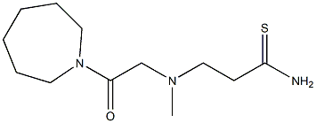  3-{[2-(azepan-1-yl)-2-oxoethyl](methyl)amino}propanethioamide