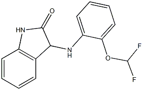  3-{[2-(difluoromethoxy)phenyl]amino}-2,3-dihydro-1H-indol-2-one