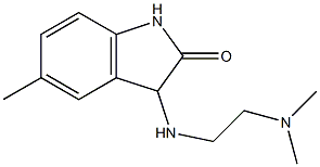 3-{[2-(dimethylamino)ethyl]amino}-5-methyl-1,3-dihydro-2H-indol-2-one