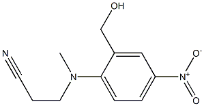 3-{[2-(hydroxymethyl)-4-nitrophenyl](methyl)amino}propanenitrile Structure