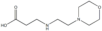 3-{[2-(morpholin-4-yl)ethyl]amino}propanoic acid Structure