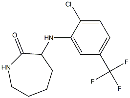 3-{[2-chloro-5-(trifluoromethyl)phenyl]amino}azepan-2-one|