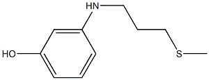 3-{[3-(methylsulfanyl)propyl]amino}phenol