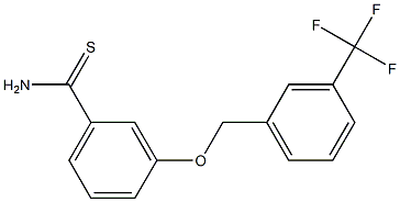 3-{[3-(trifluoromethyl)phenyl]methoxy}benzene-1-carbothioamide