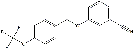 3-{[4-(trifluoromethoxy)phenyl]methoxy}benzonitrile