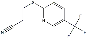 3-{[5-(trifluoromethyl)pyridin-2-yl]sulfanyl}propanenitrile