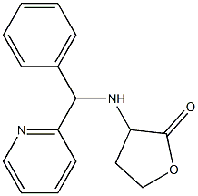 3-{[phenyl(pyridin-2-yl)methyl]amino}oxolan-2-one Struktur