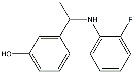 3-{1-[(2-fluorophenyl)amino]ethyl}phenol