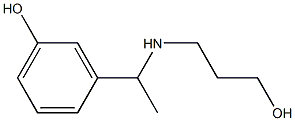 3-{1-[(3-hydroxypropyl)amino]ethyl}phenol|