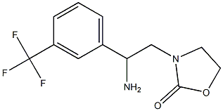 3-{2-amino-2-[3-(trifluoromethyl)phenyl]ethyl}-1,3-oxazolidin-2-one|