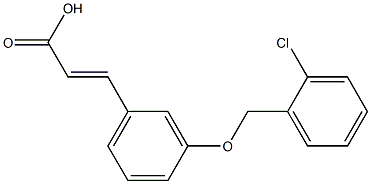 3-{3-[(2-chlorophenyl)methoxy]phenyl}prop-2-enoic acid