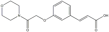 3-{3-[2-(morpholin-4-yl)-2-oxoethoxy]phenyl}prop-2-enoic acid