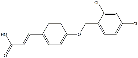 3-{4-[(2,4-dichlorophenyl)methoxy]phenyl}prop-2-enoic acid