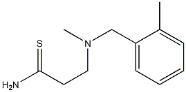  3-{methyl[(2-methylphenyl)methyl]amino}propanethioamide