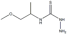 3-amino-1-(1-methoxypropan-2-yl)thiourea 结构式