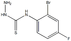 3-amino-1-(2-bromo-4-fluorophenyl)thiourea 结构式