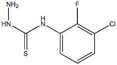 3-amino-1-(3-chloro-2-fluorophenyl)thiourea,,结构式