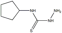 3-amino-1-cyclopentylthiourea 化学構造式