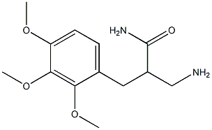 3-amino-2-[(2,3,4-trimethoxyphenyl)methyl]propanamide Structure