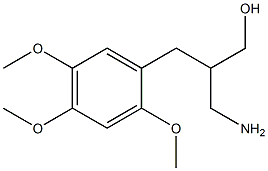 3-amino-2-[(2,4,5-trimethoxyphenyl)methyl]propan-1-ol 结构式