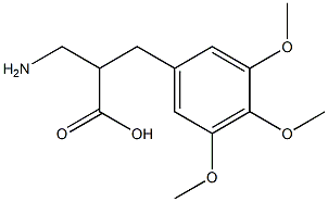 3-amino-2-[(3,4,5-trimethoxyphenyl)methyl]propanoic acid