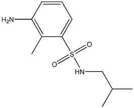 3-amino-2-methyl-N-(2-methylpropyl)benzene-1-sulfonamide Structure