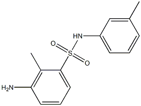 3-amino-2-methyl-N-(3-methylphenyl)benzene-1-sulfonamide Structure