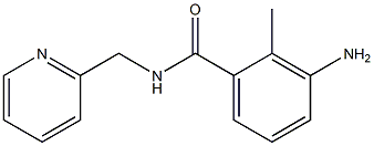 3-amino-2-methyl-N-(pyridin-2-ylmethyl)benzamide Structure