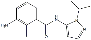 3-amino-2-methyl-N-[1-(propan-2-yl)-1H-pyrazol-5-yl]benzamide|