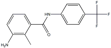 3-amino-2-methyl-N-[4-(trifluoromethyl)phenyl]benzamide,,结构式