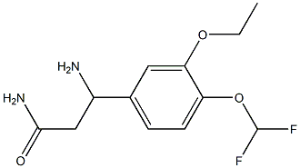 3-amino-3-[4-(difluoromethoxy)-3-ethoxyphenyl]propanamide|