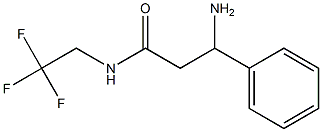 3-amino-3-phenyl-N-(2,2,2-trifluoroethyl)propanamide Structure