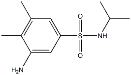 3-amino-4,5-dimethyl-N-(propan-2-yl)benzene-1-sulfonamide Struktur