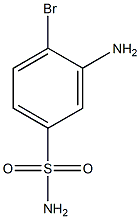 3-amino-4-bromobenzenesulfonamide Structure