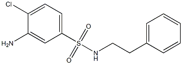  3-amino-4-chloro-N-(2-phenylethyl)benzene-1-sulfonamide