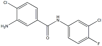  3-amino-4-chloro-N-(3-chloro-4-fluorophenyl)benzamide