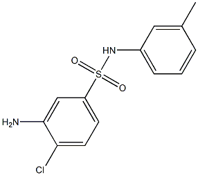  3-amino-4-chloro-N-(3-methylphenyl)benzene-1-sulfonamide