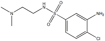 3-amino-4-chloro-N-[2-(dimethylamino)ethyl]benzene-1-sulfonamide