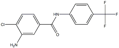 3-amino-4-chloro-N-[4-(trifluoromethyl)phenyl]benzamide